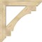 Ekena Millwork Merced Slat Rough Sawn Bracket w/ Offset Brace, Douglas Fir, 8"W x 44"D x 44"H BKT0806X44X44MRC06RDF - alternate 3